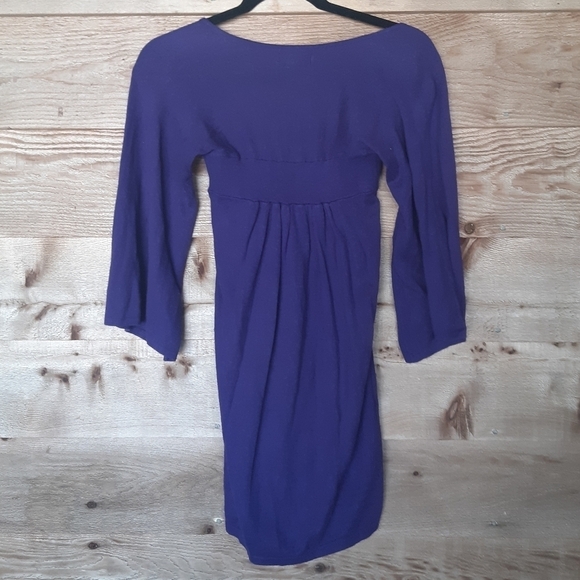 Express Minidress/Tunic Sweater with Wide Neckline - Picture 2 of 4